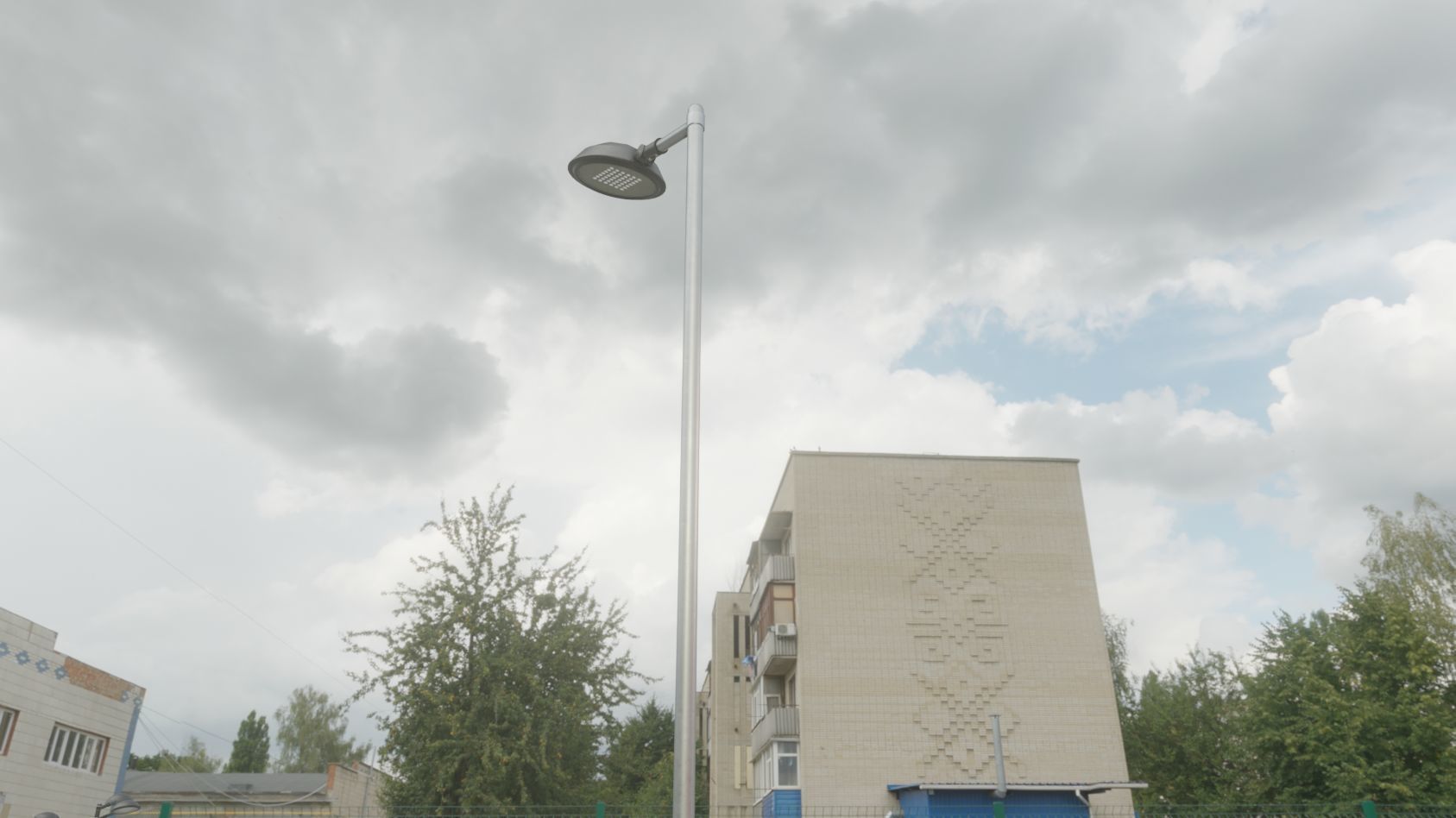 Street Light 15 version 6 5m with pole 2 Low-poly 3D model_45