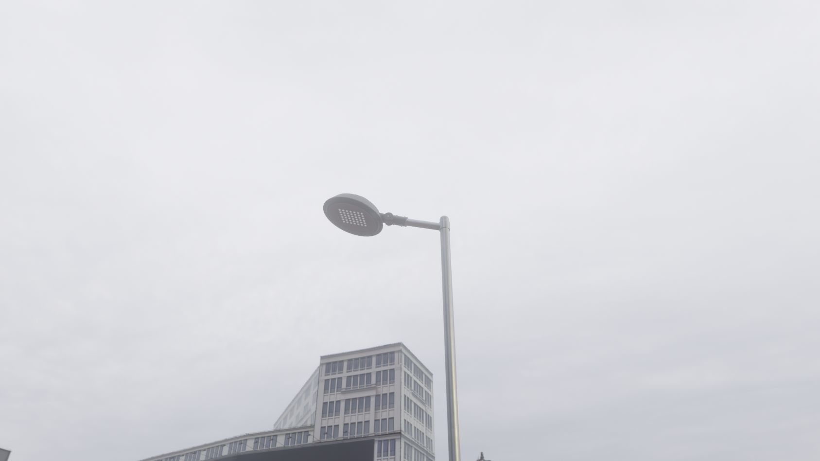 Street Light 15 version 6 5m with pole 2 Low-poly 3D model_8