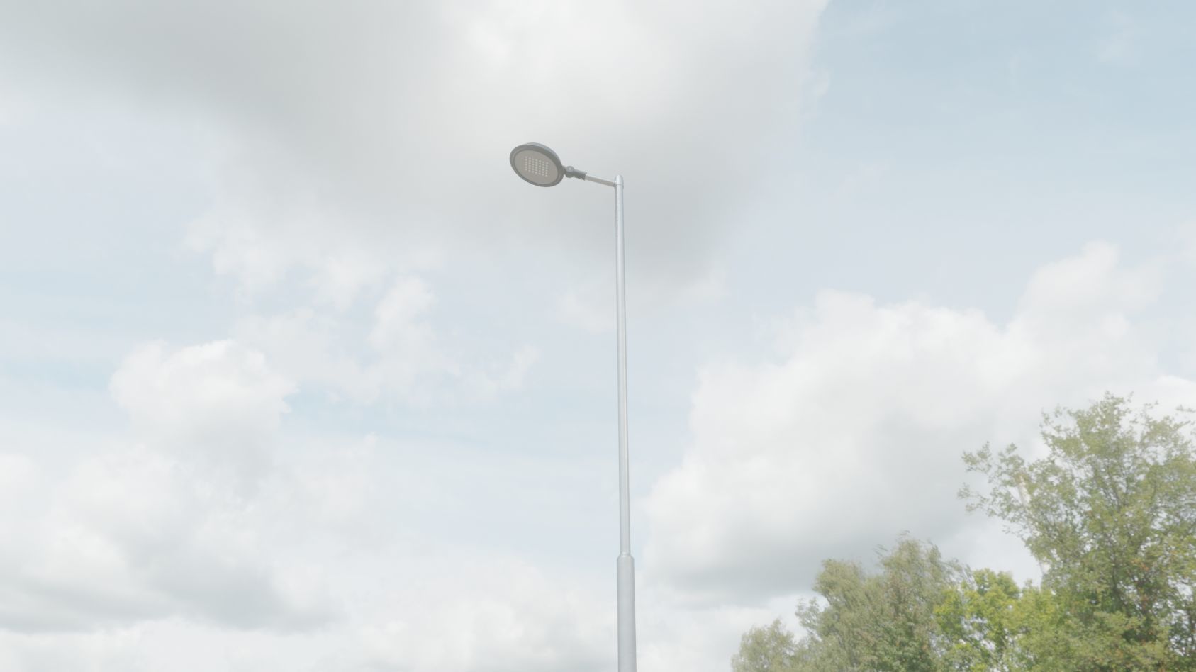 Street Light 15 version 6 5m with pole 2 Low-poly 3D model_72