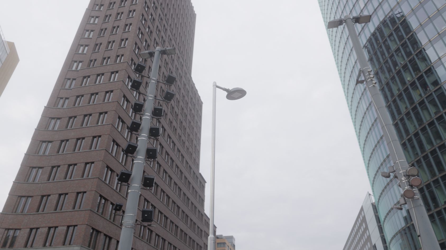 Street Light 15 version 6 5m with pole 2 Low-poly 3D model_85