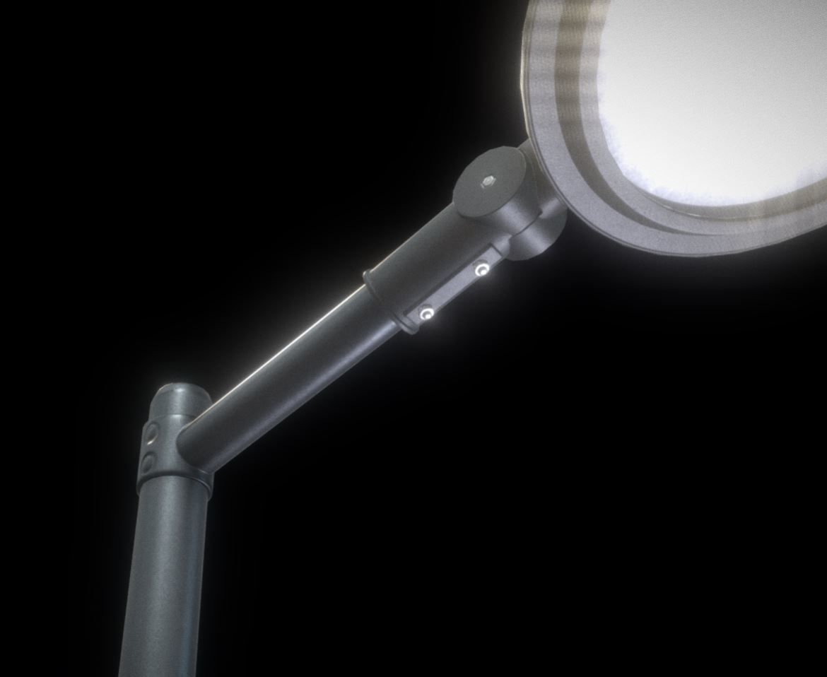 Street Light 15 version 6 5m with pole 2 Low-poly 3D model_6