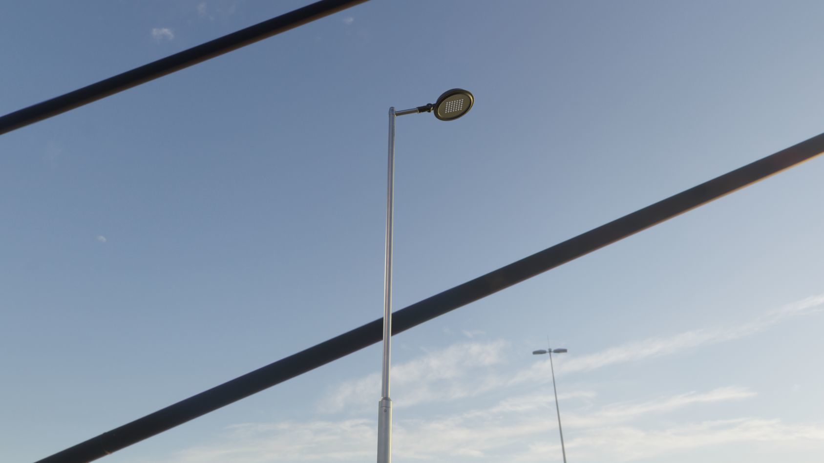 Street Light 15 version 6 5m with pole 2 Low-poly 3D model_89