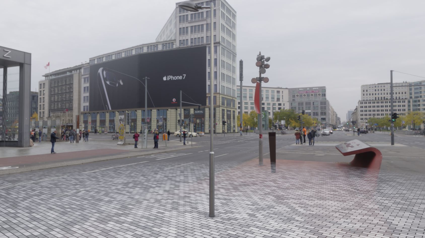 Street Light 15 version 6 5m with pole 2 Low-poly 3D model_11