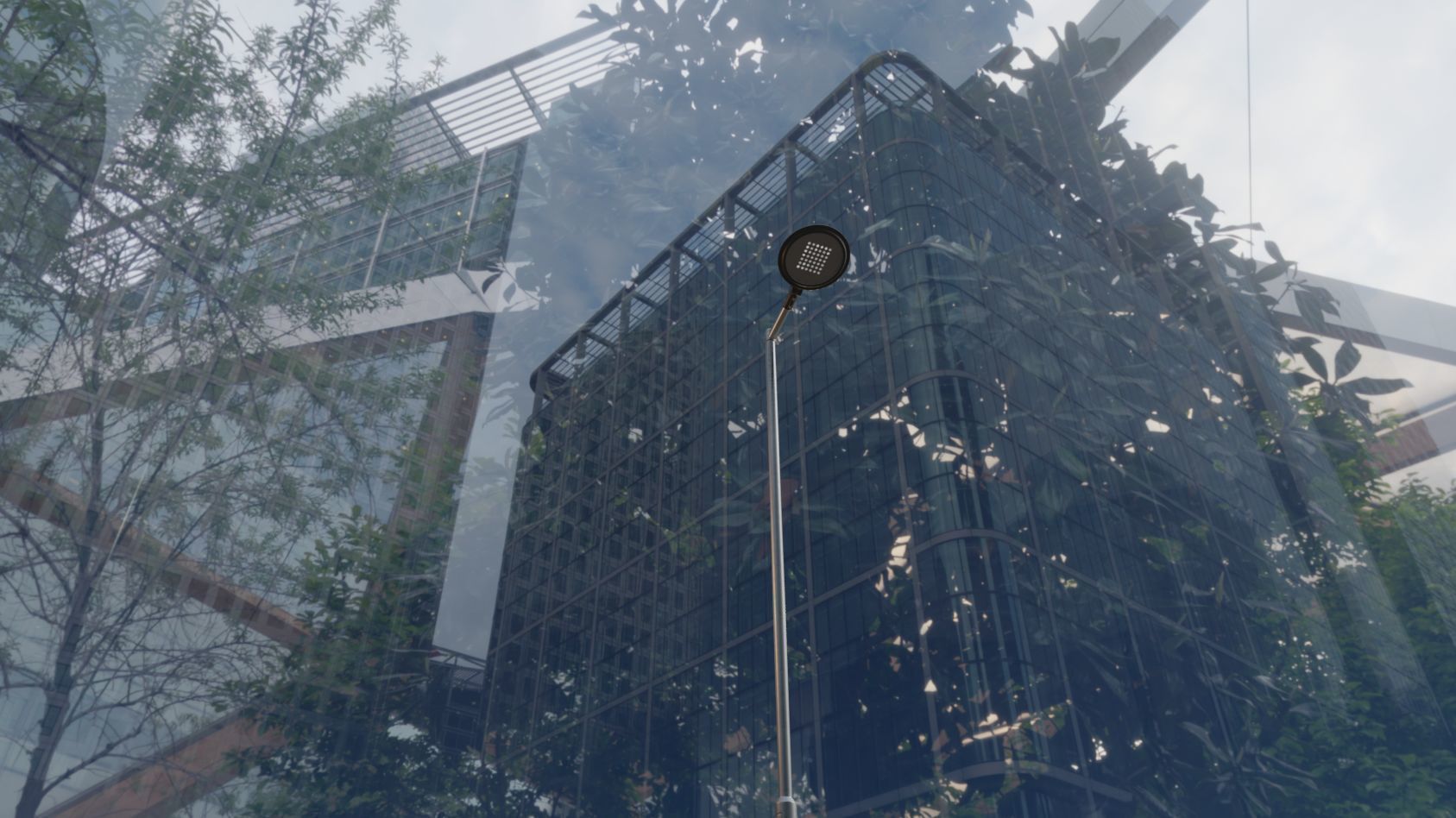 Street Light 15 version 6 5m with pole 2 Low-poly 3D model_62