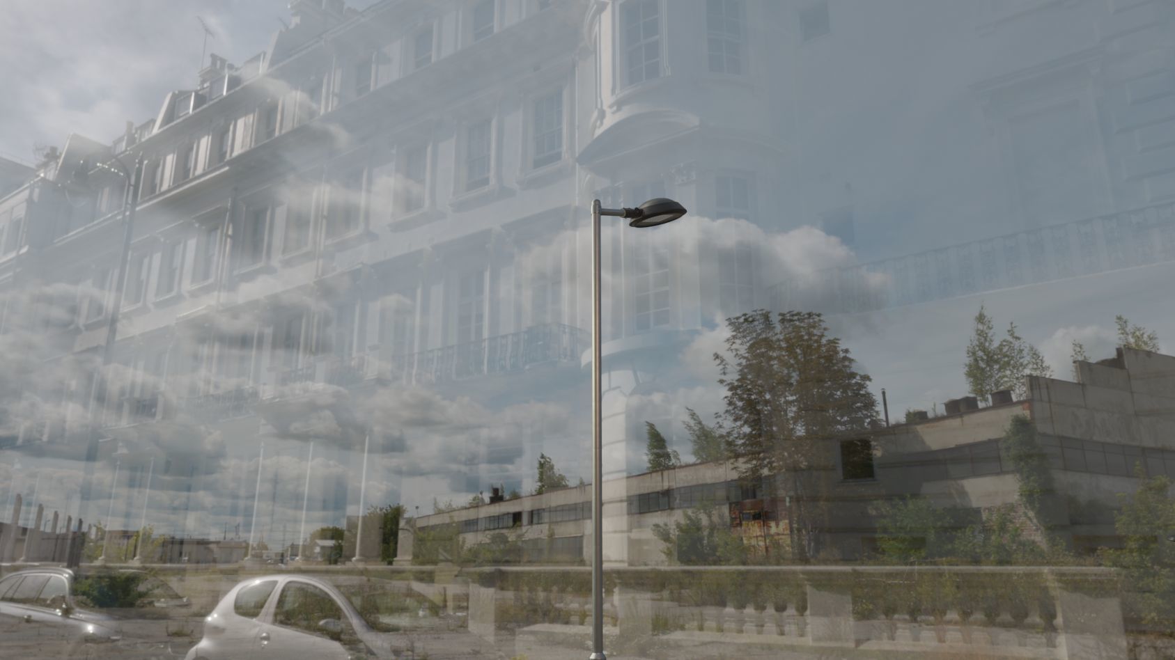 Street Light 15 version 6 5m with pole 2 Low-poly 3D model_21