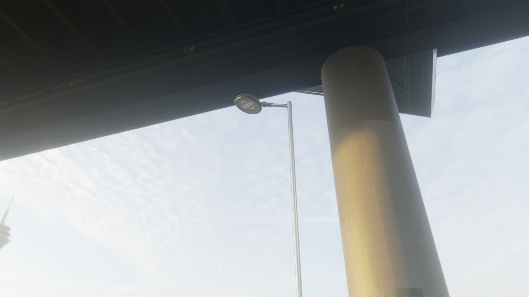 Street Light 15 version 6 5m with pole 2 Low-poly 3D model_103