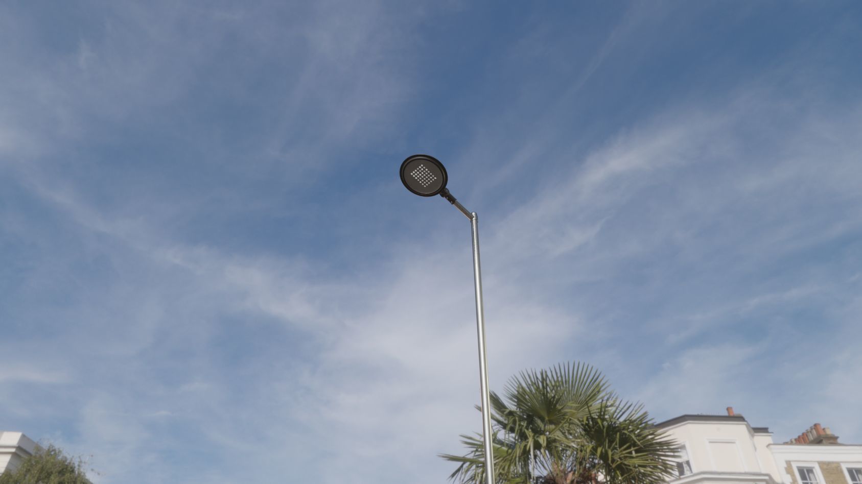 Street Light 15 version 6 5m with pole 2 Low-poly 3D model_98