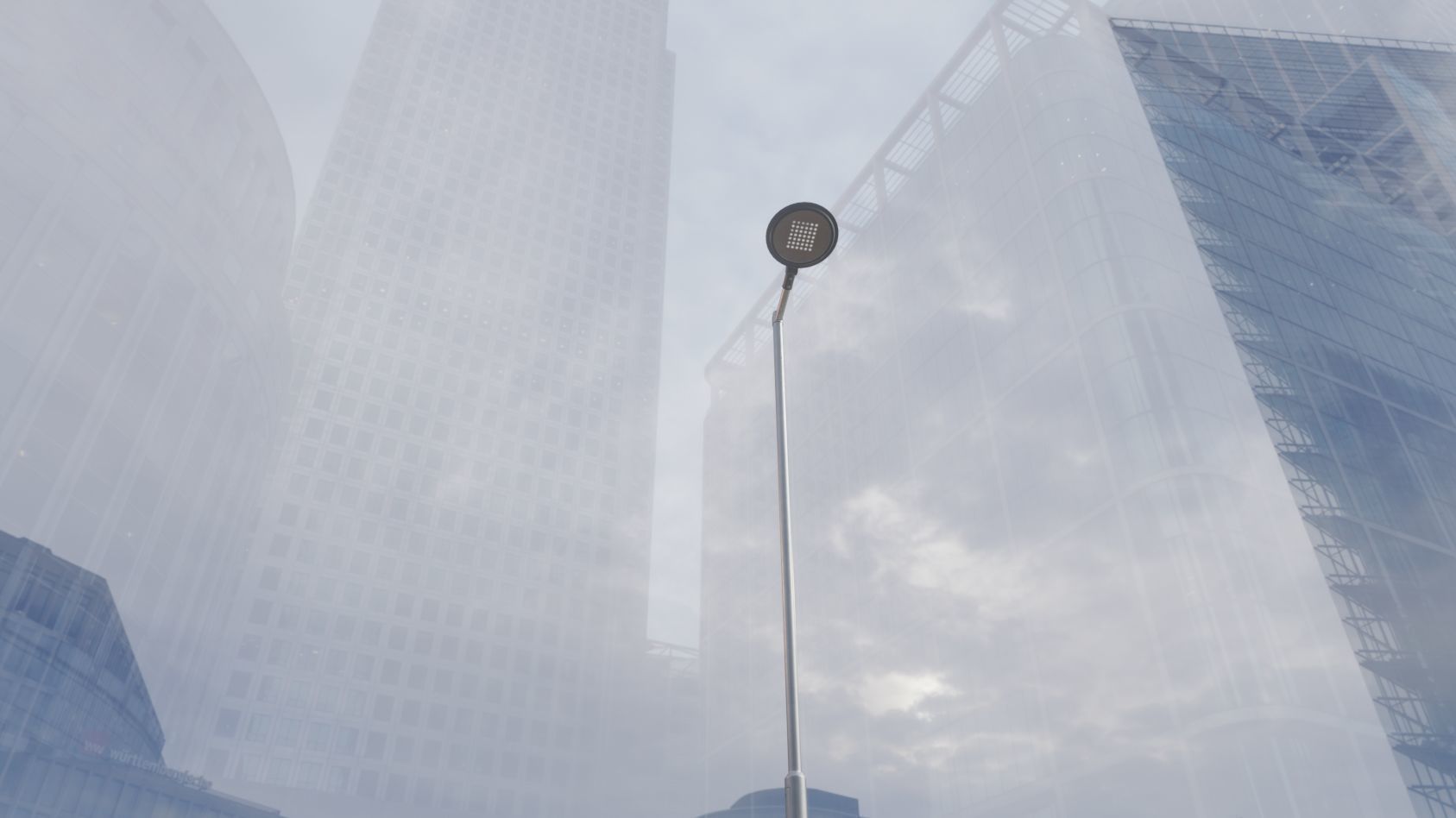 Street Light 15 version 6 5m with pole 2 Low-poly 3D model_63