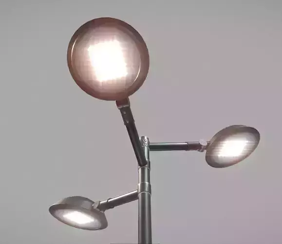 Street Light 15 version 5 3m with pole 3 Low-poly 3D model