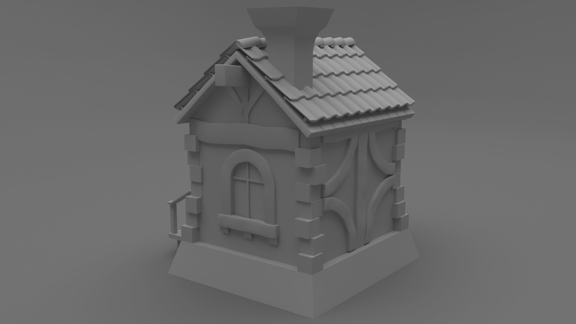 Old House 3D model_7