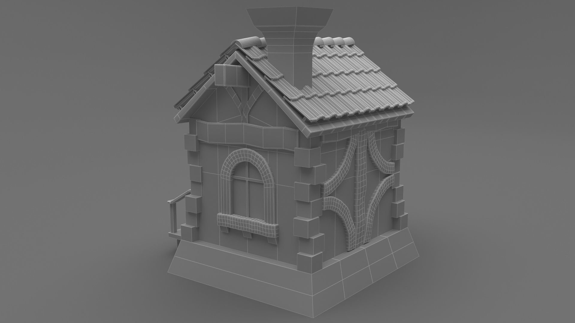 Old House 3D model_8