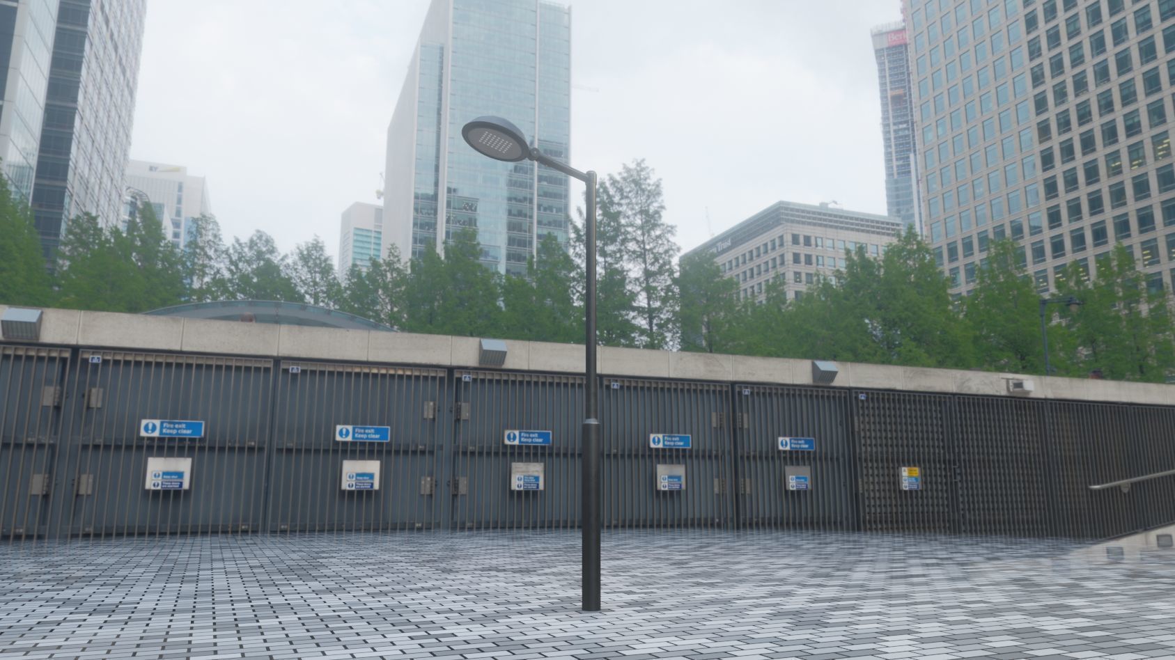 Street Light 15 version 1 3m with pole 3 Low-poly 3D model_46