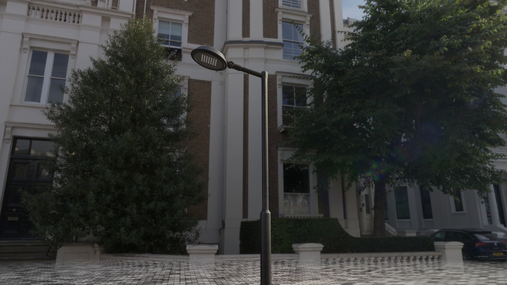 Street Light 15 version 1 3m with pole 3 Low-poly 3D model_80