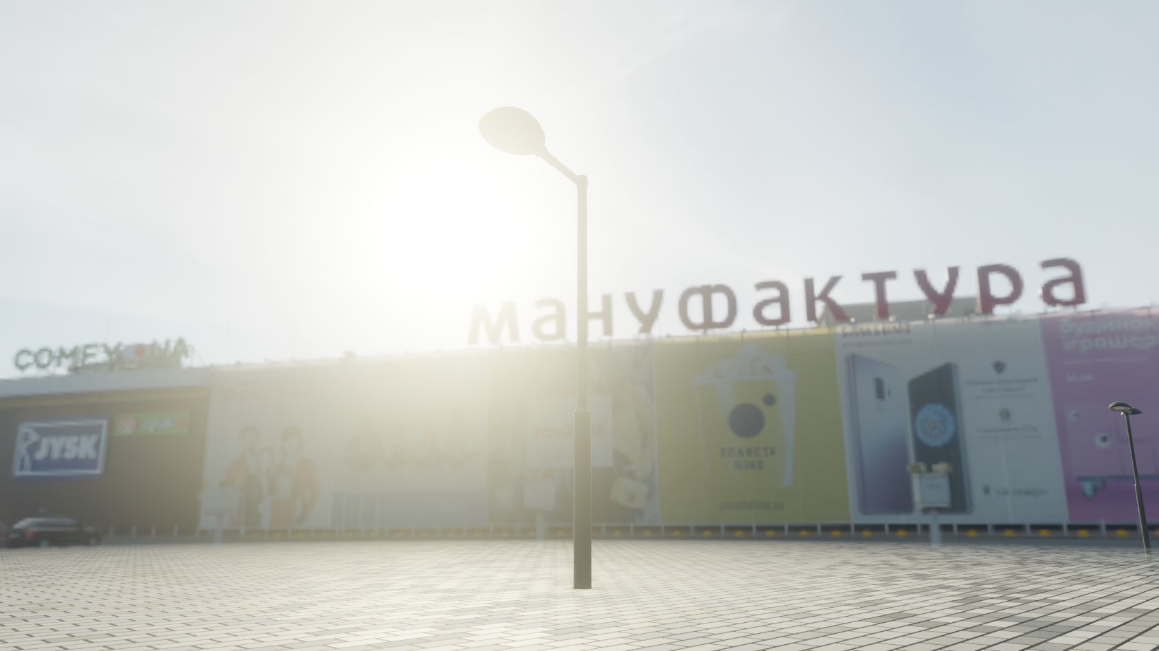 Street Light 15 version 1 3m with pole 3 Low-poly 3D model_44
