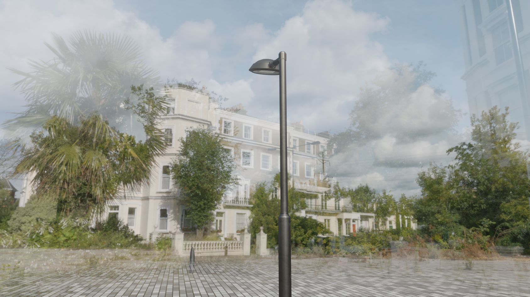 Street Light 15 version 1 3m with pole 3 Low-poly 3D model_88