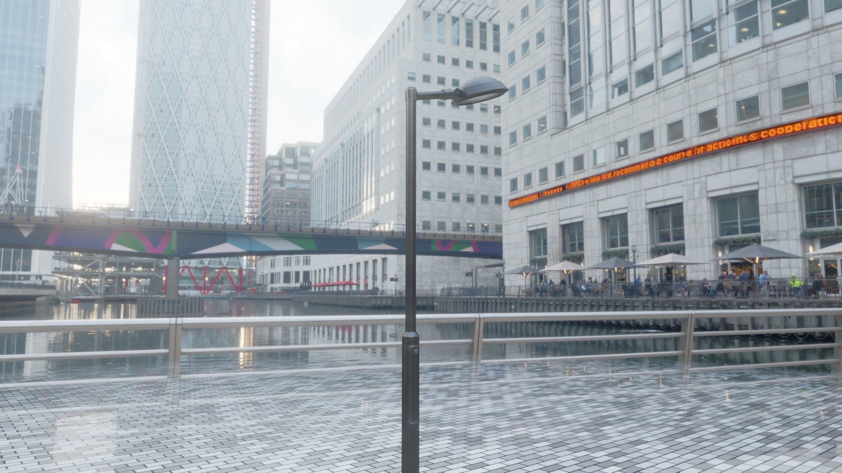 Street Light 15 version 1 3m with pole 3 Low-poly 3D model_61