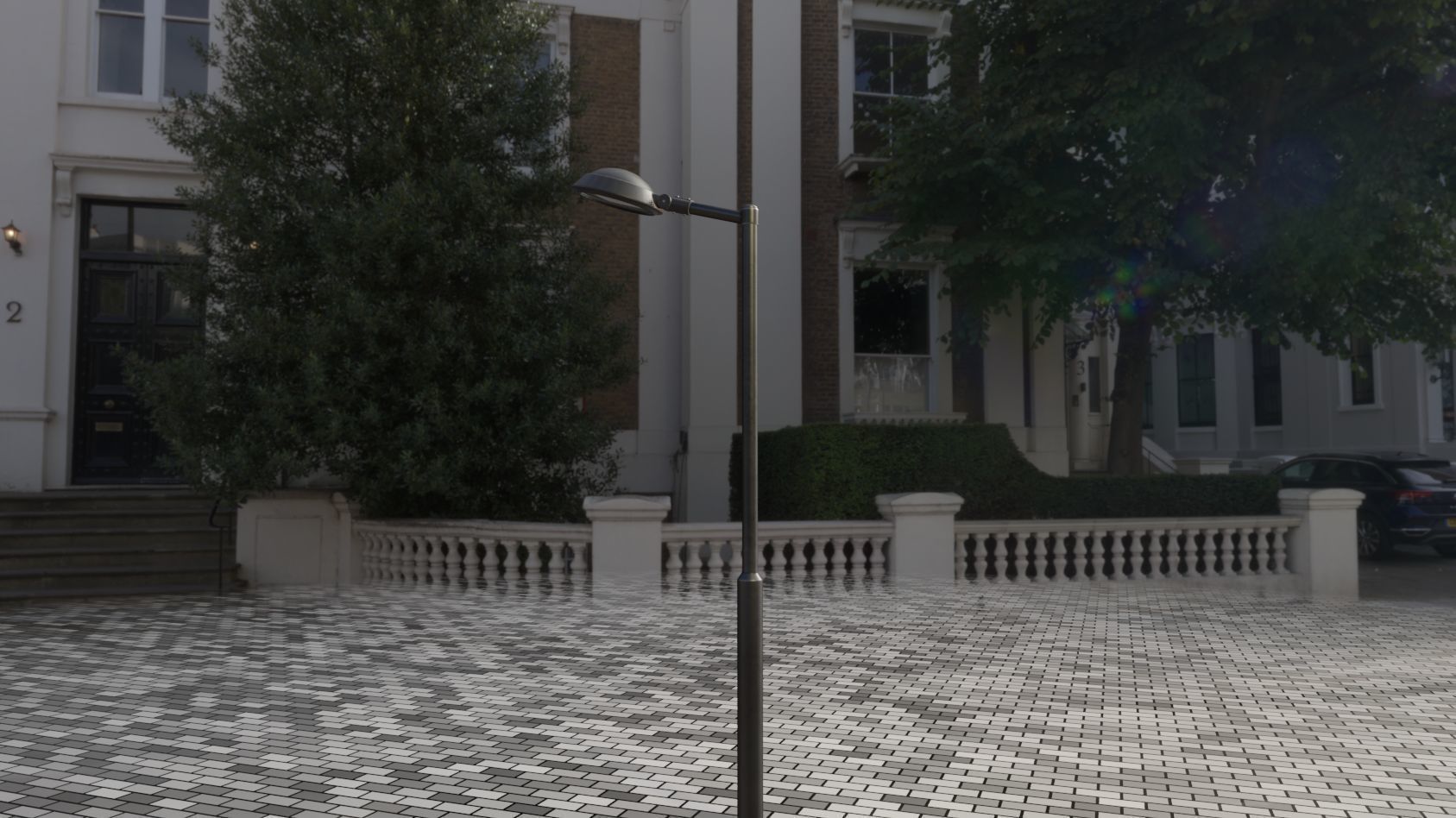 Street Light 15 version 1 3m with pole 3 Low-poly 3D model_50