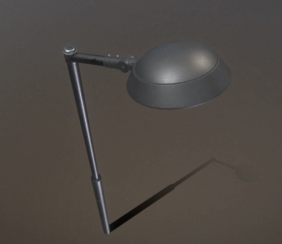 Street Light 15 version 1 3m with pole 3 Low-poly 3D model_3