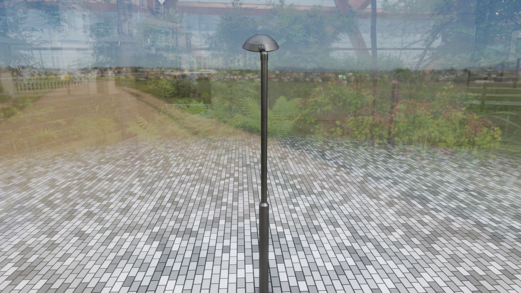 Street Light 15 version 1 3m with pole 3 Low-poly 3D model_56