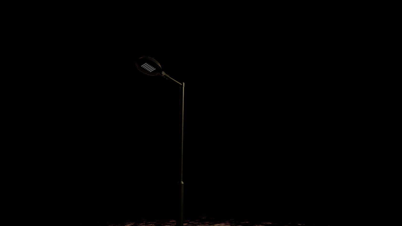 Street Light 15 version 1 3m with pole 3 Low-poly 3D model_102