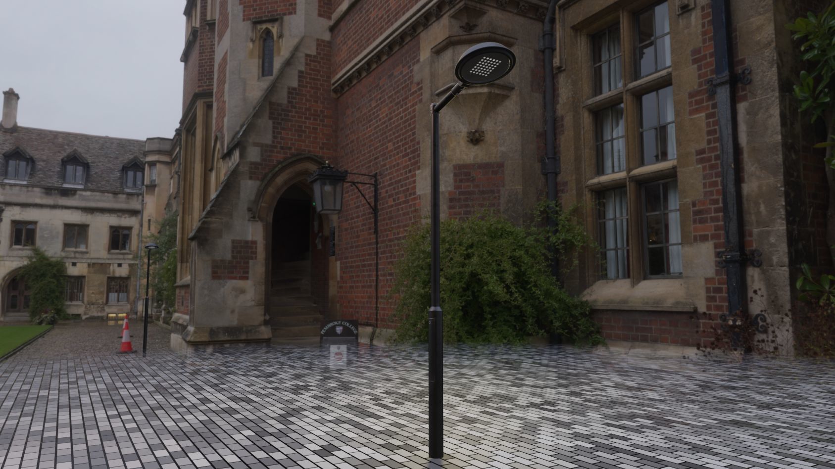 Street Light 15 version 1 3m with pole 3 Low-poly 3D model_39