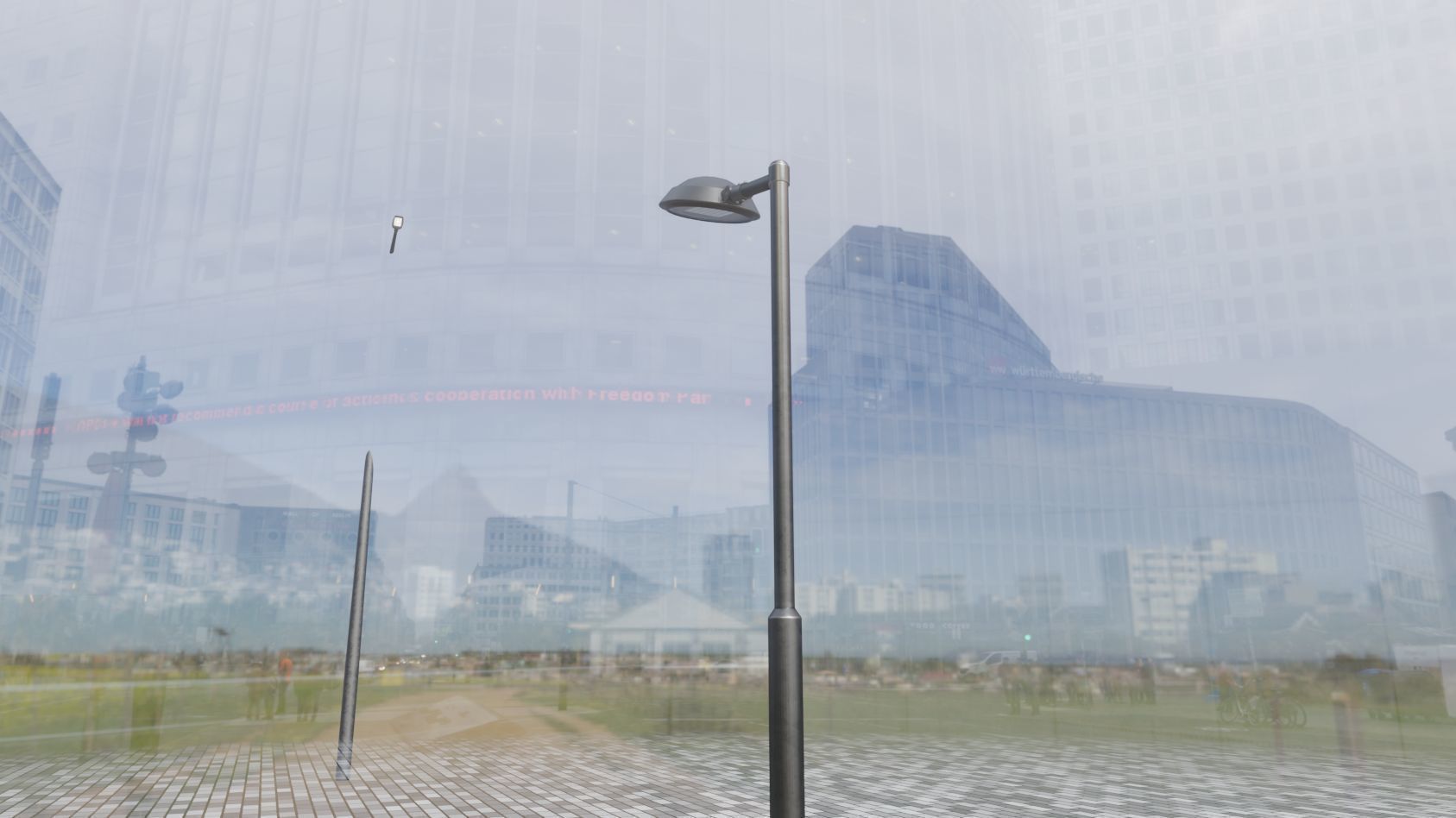 Street Light 15 version 1 3m with pole 3 Low-poly 3D model_87