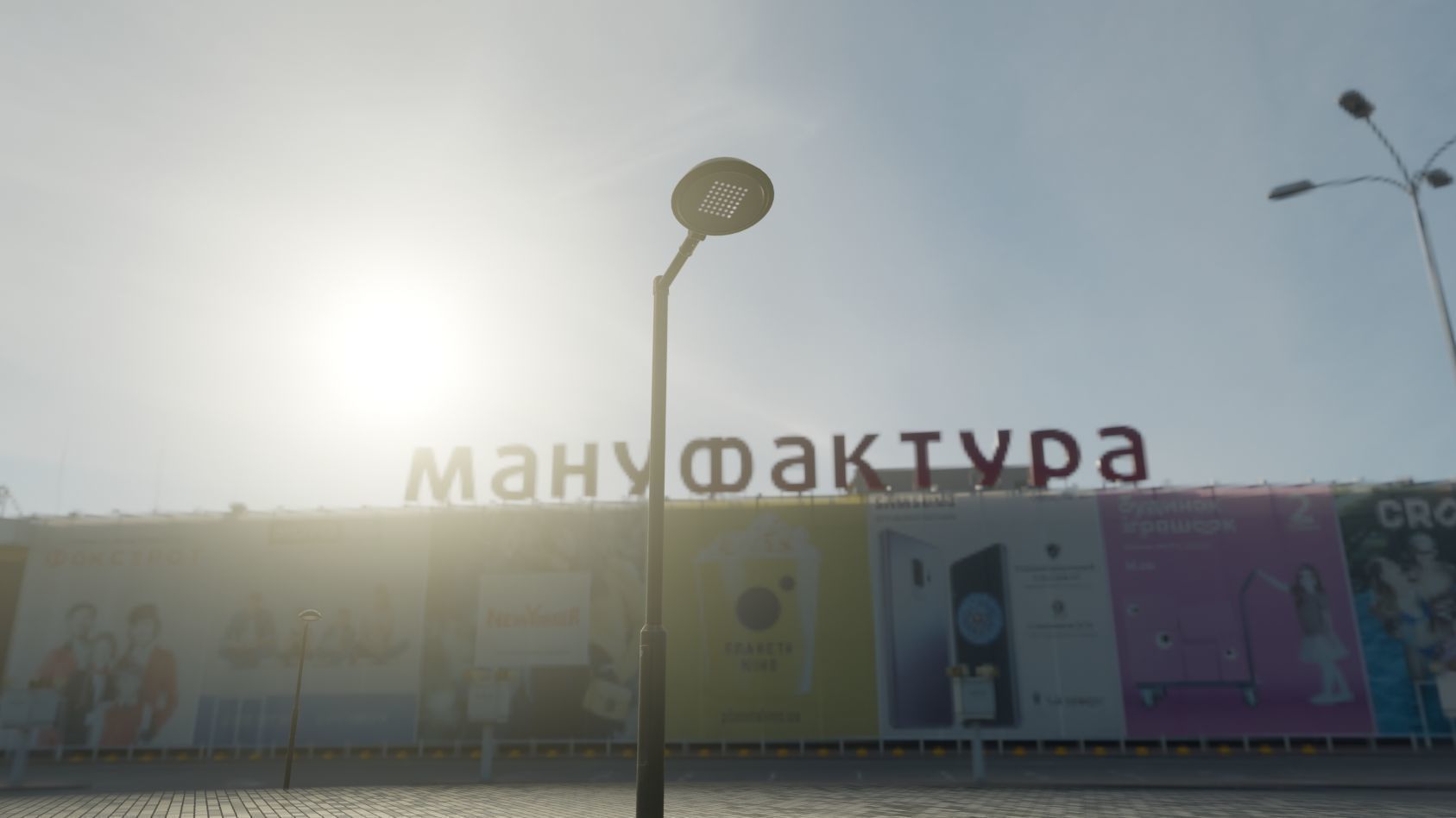 Street Light 15 version 1 3m with pole 3 Low-poly 3D model_15