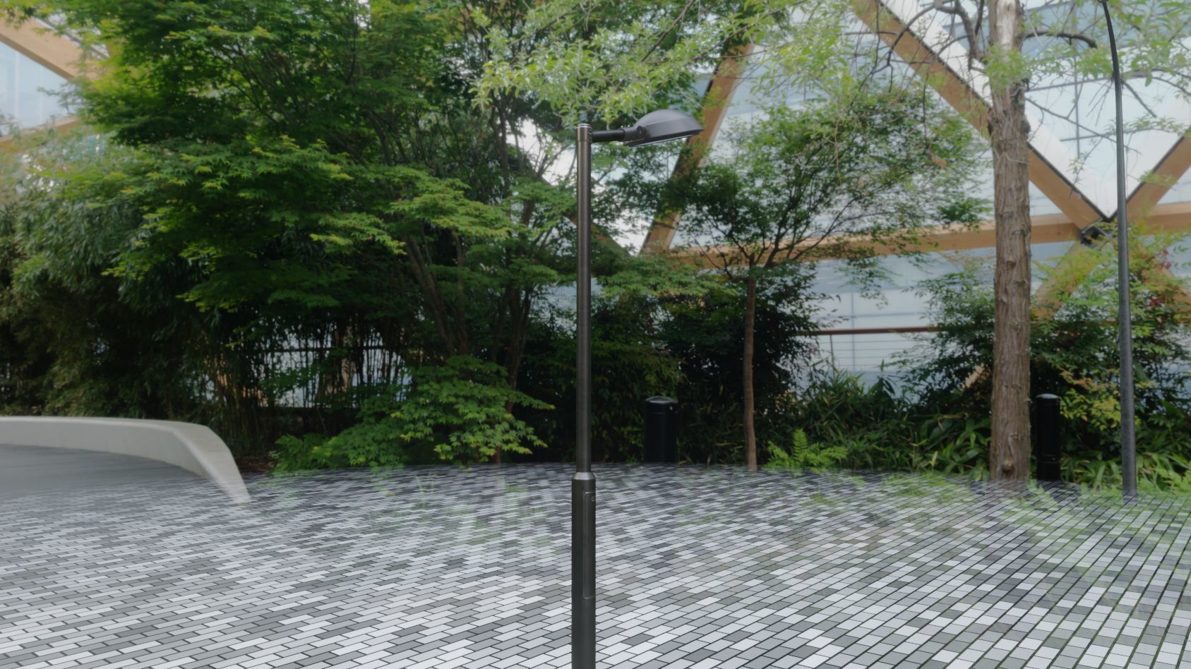 Street Light 15 version 1 3m with pole 3 Low-poly 3D model_60