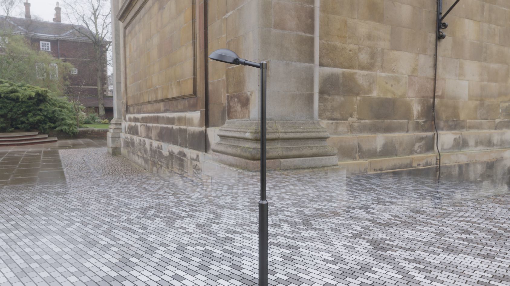 Street Light 15 version 1 3m with pole 3 Low-poly 3D model_52