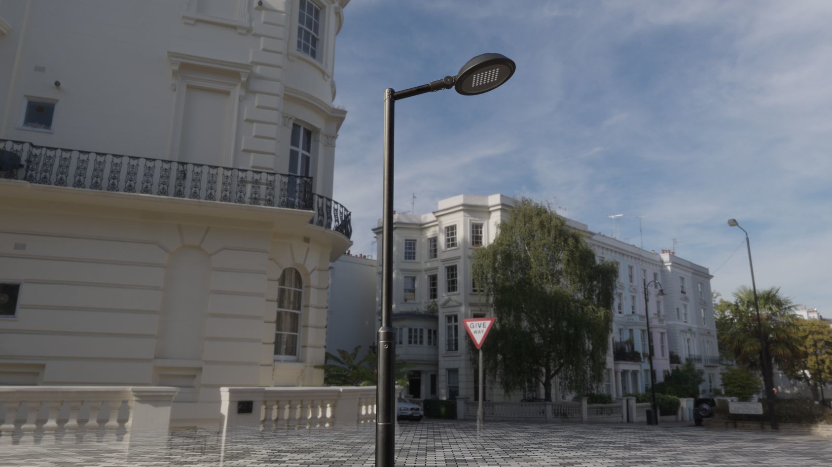 Street Light 15 version 1 3m with pole 3 Low-poly 3D model_65