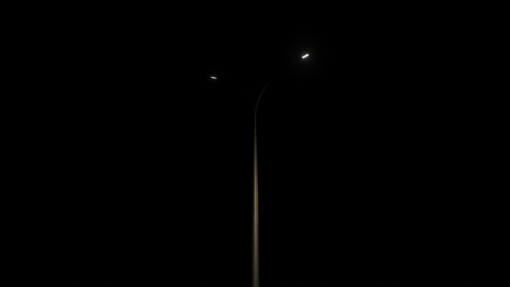 Street Light 12 version 16 10m with pole 4 Low-poly 3D model_73