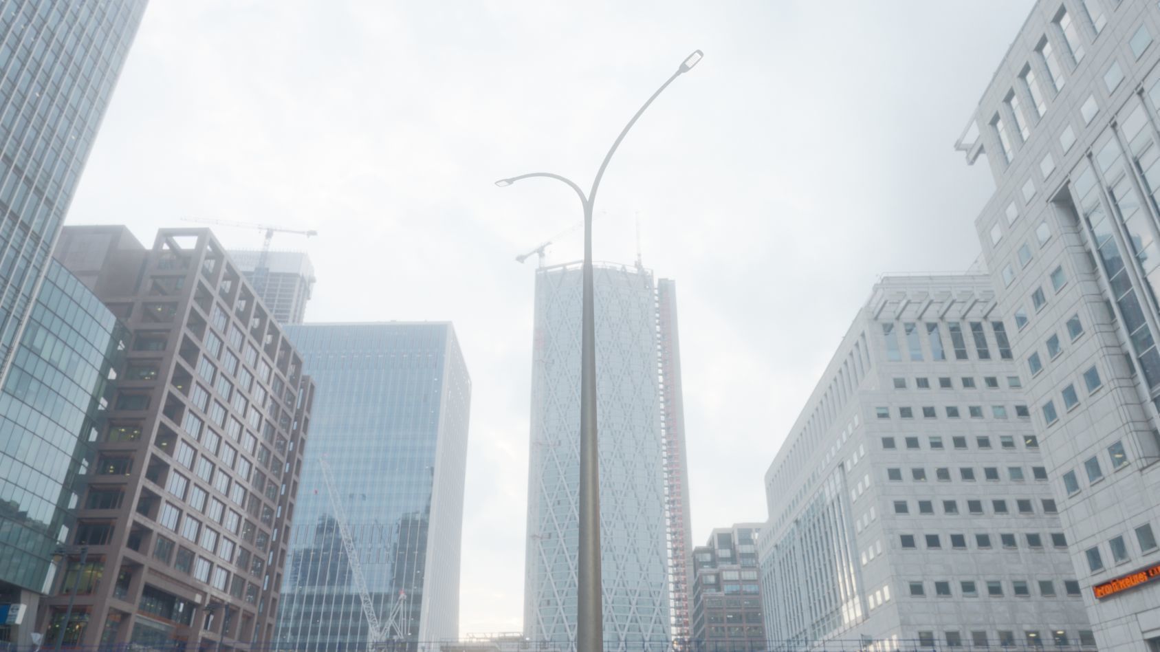 Street Light 12 version 16 10m with pole 4 Low-poly 3D model_8