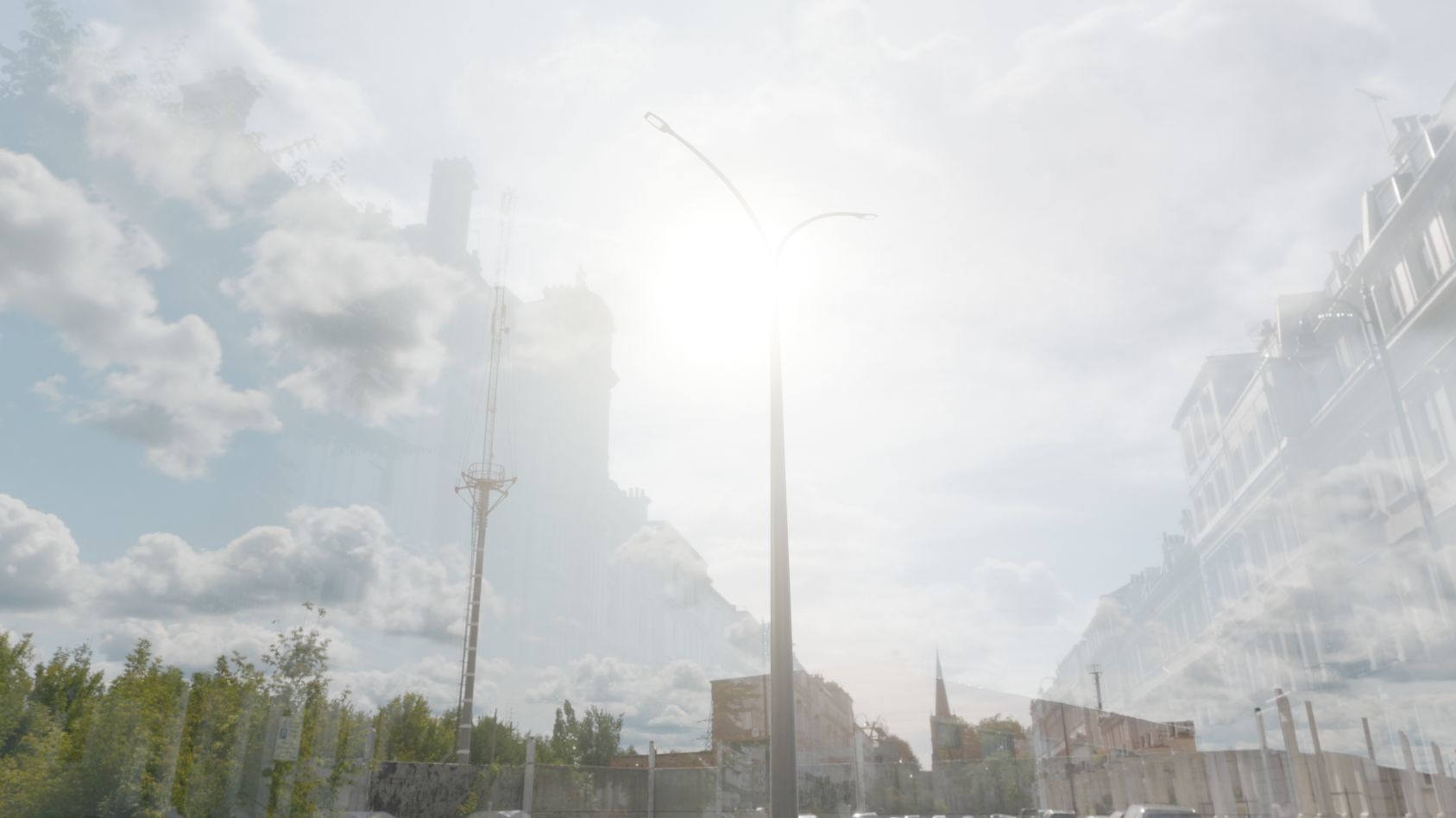 Street Light 12 version 16 10m with pole 4 Low-poly 3D model_50