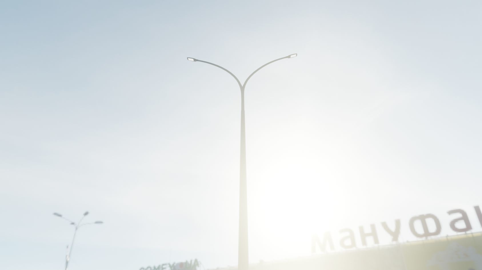 Street Light 12 version 16 10m with pole 4 Low-poly 3D model_21