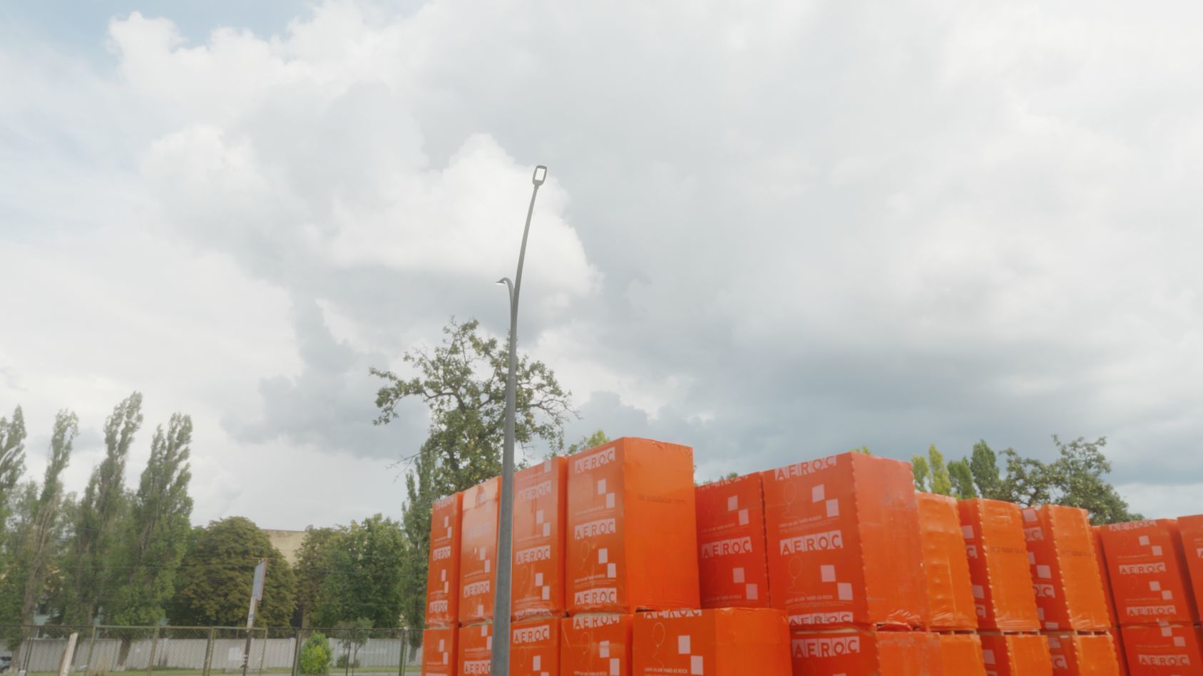 Street Light 12 version 16 10m with pole 4 Low-poly 3D model_61