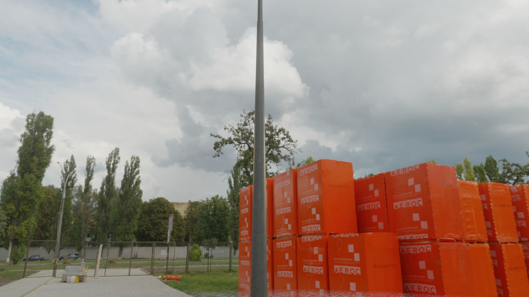 Street Light 12 version 16 10m with pole 4 Low-poly 3D model_31