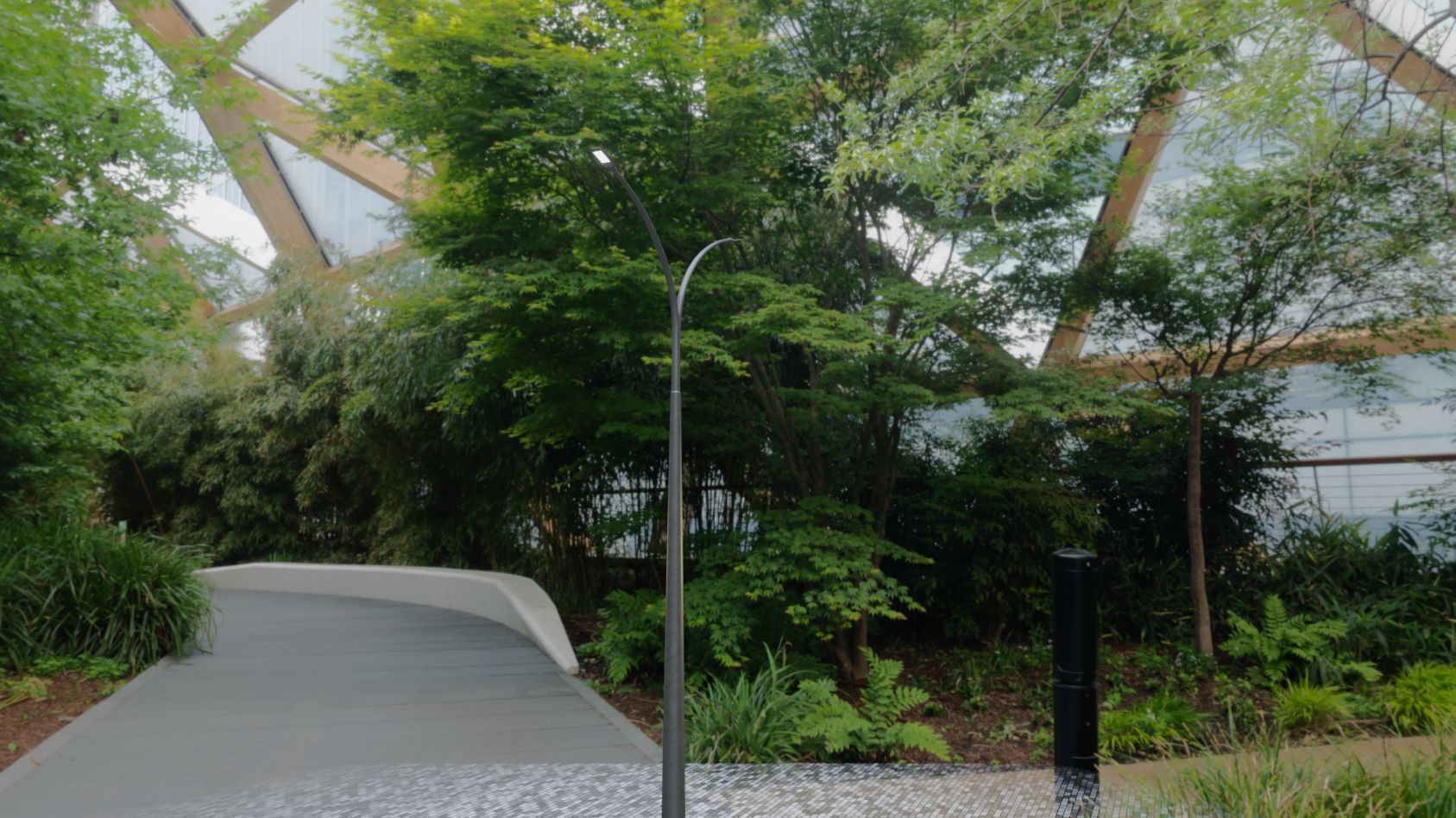 Street Light 12 version 16 10m with pole 4 Low-poly 3D model_97