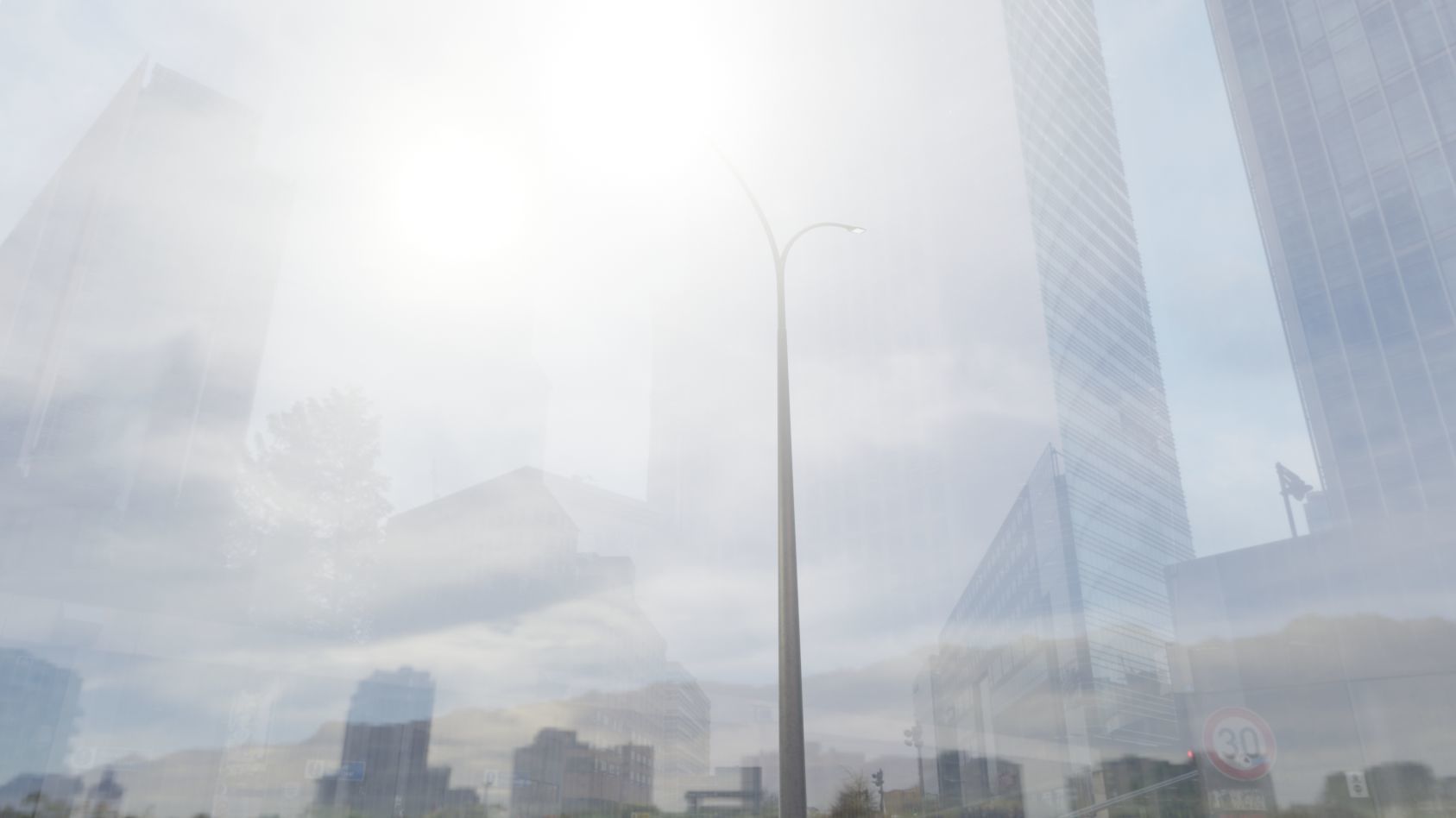 Street Light 12 version 16 10m with pole 4 Low-poly 3D model_49