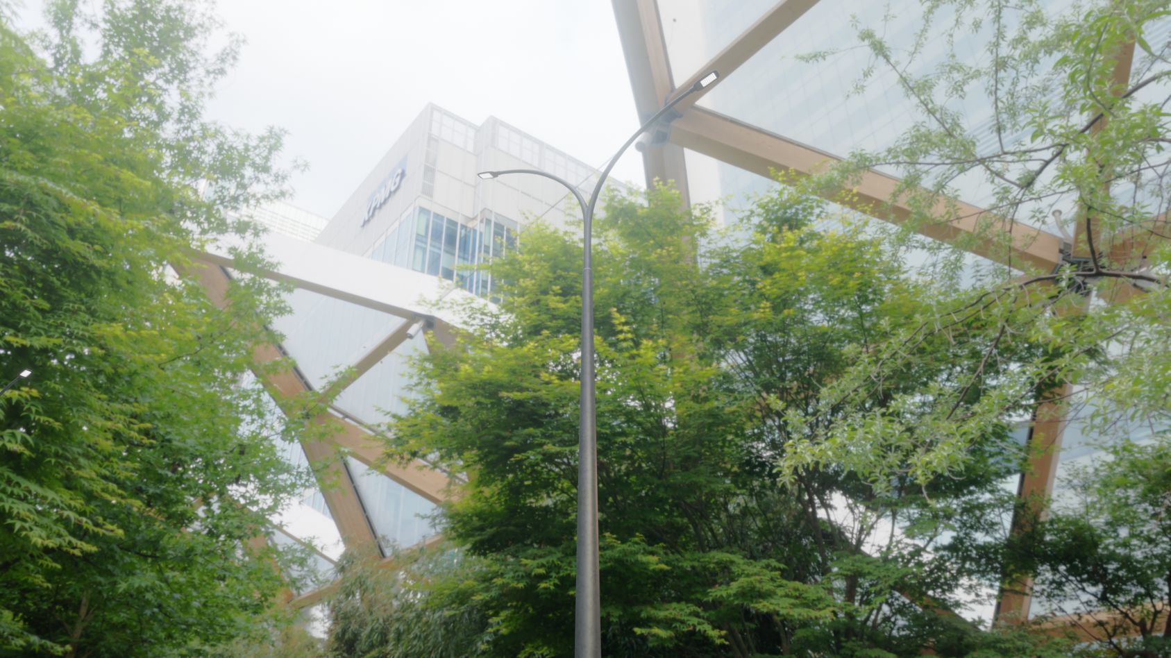 Street Light 12 version 16 10m with pole 4 Low-poly 3D model_7