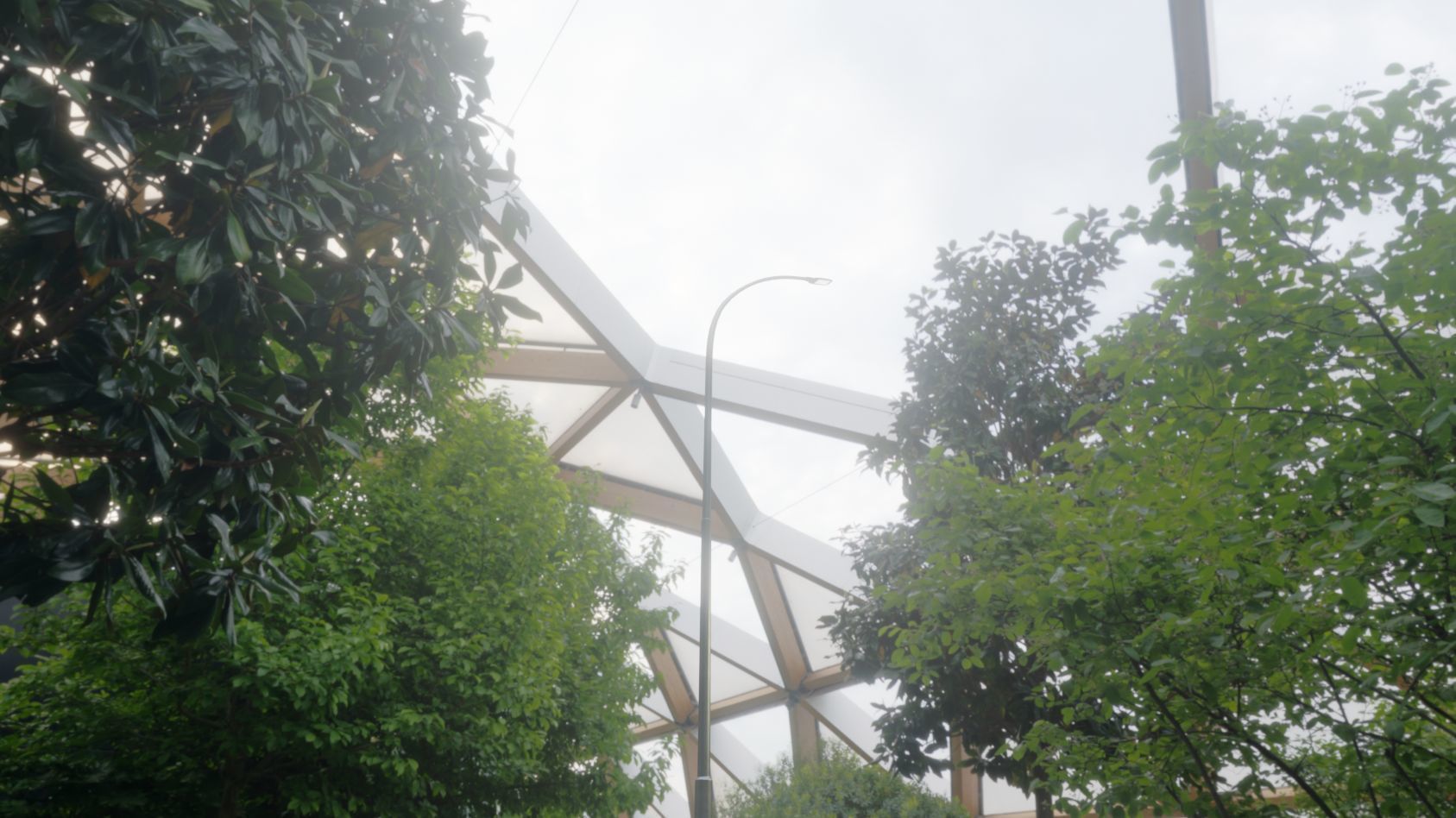 Street Light 12 version 15 10m with pole 1 Low-poly 3D model_4