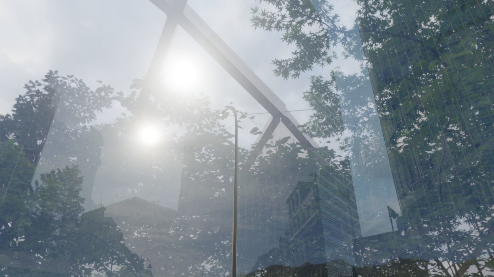 Street Light 12 version 15 10m with pole 1 Low-poly 3D model_28