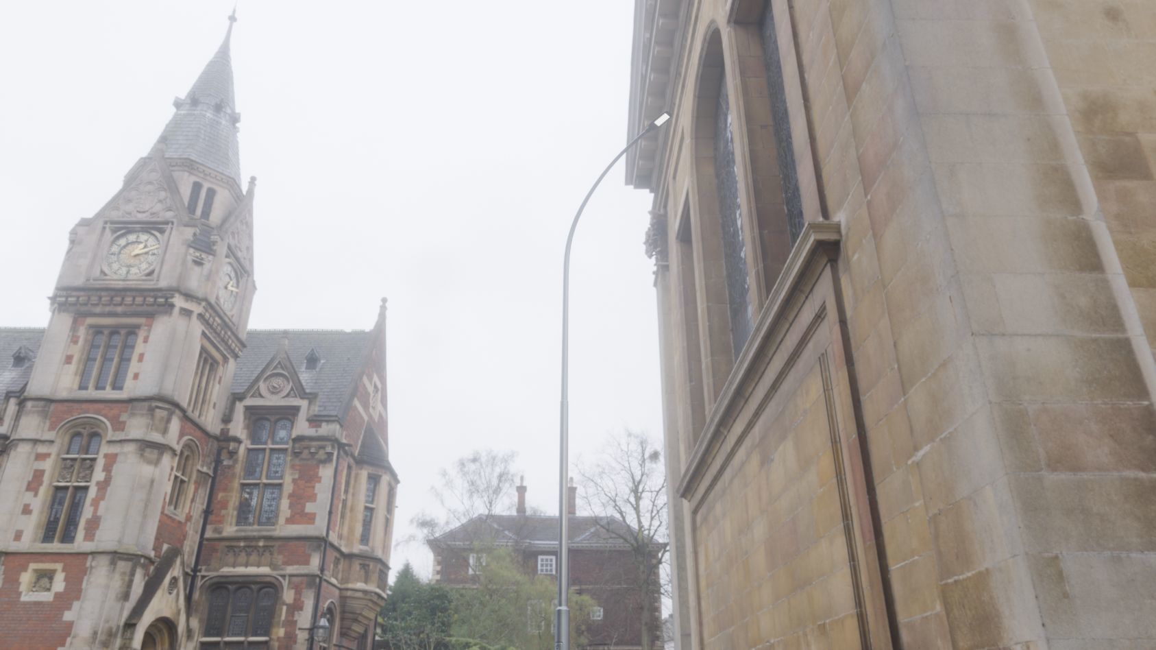 Street Light 12 version 15 10m with pole 1 Low-poly 3D model_10