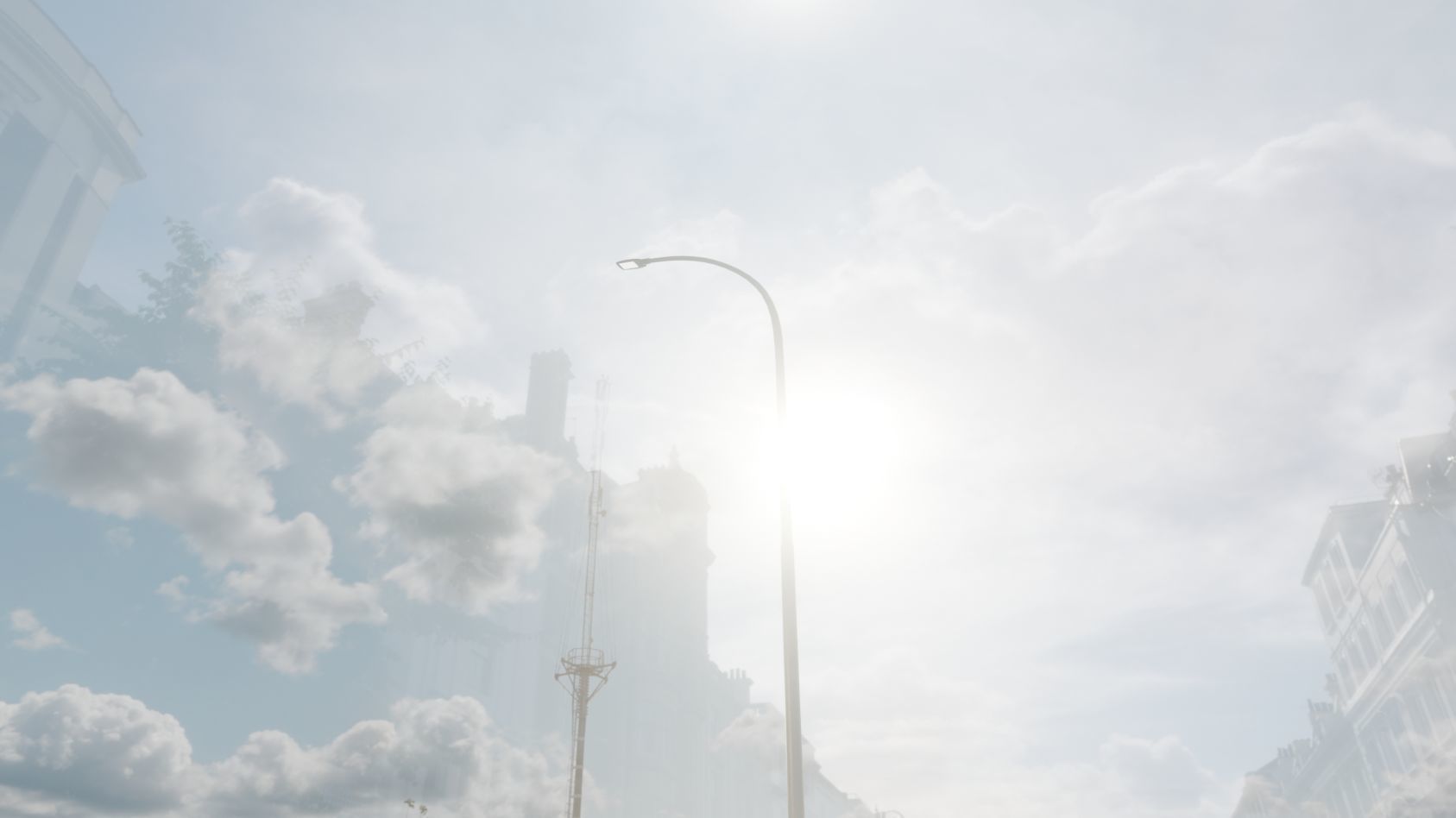 Street Light 12 version 15 10m with pole 1 Low-poly 3D model_90