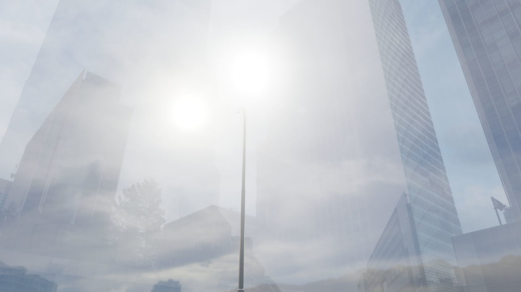 Street Light 12 version 15 10m with pole 1 Low-poly 3D model_29