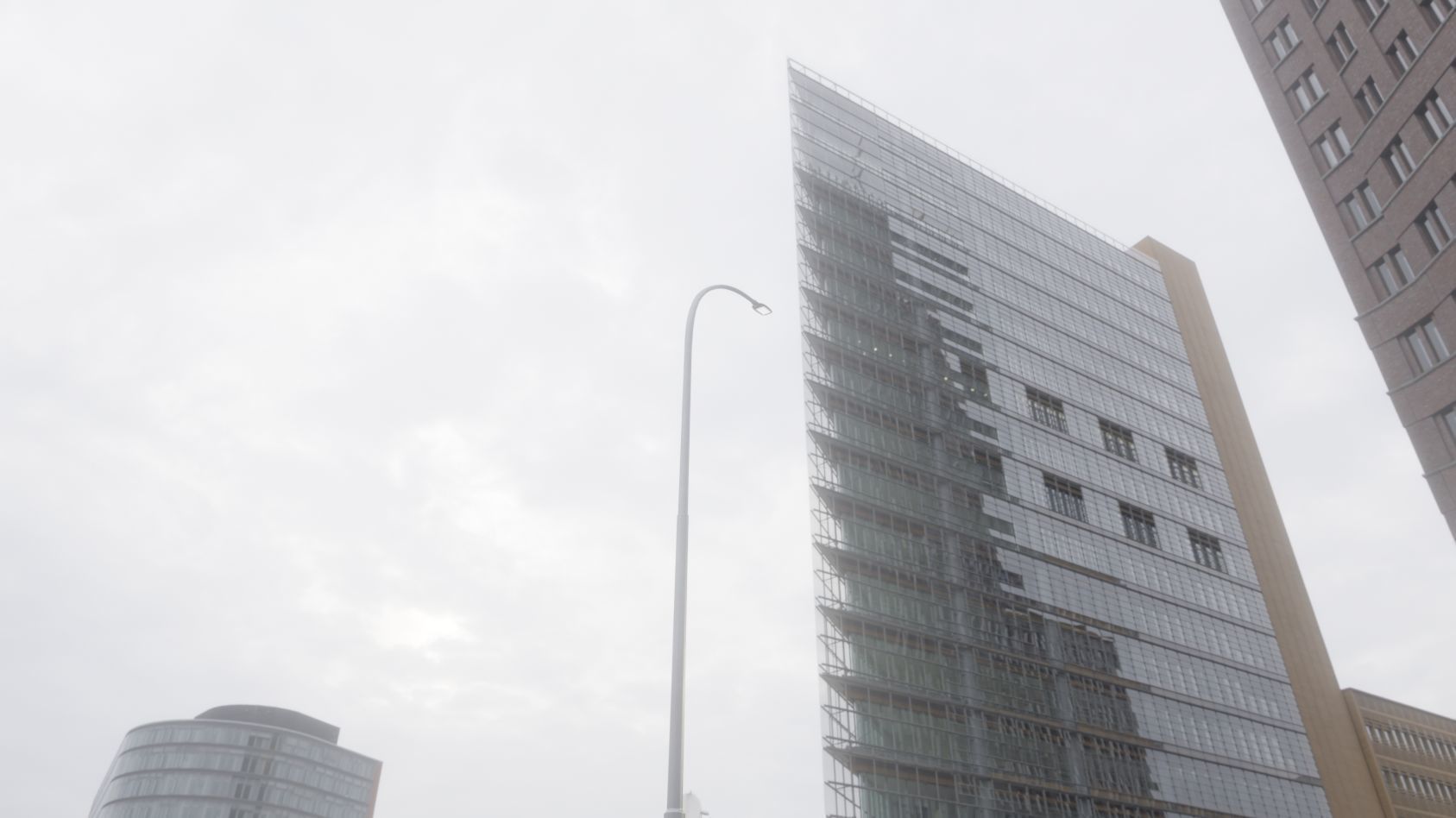 Street Light 12 version 15 10m with pole 1 Low-poly 3D model_66