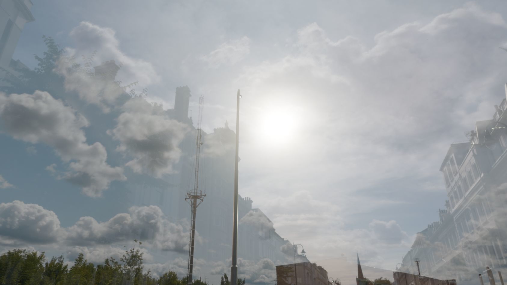 Street Light 12 version 15 10m with pole 1 Low-poly 3D model_30