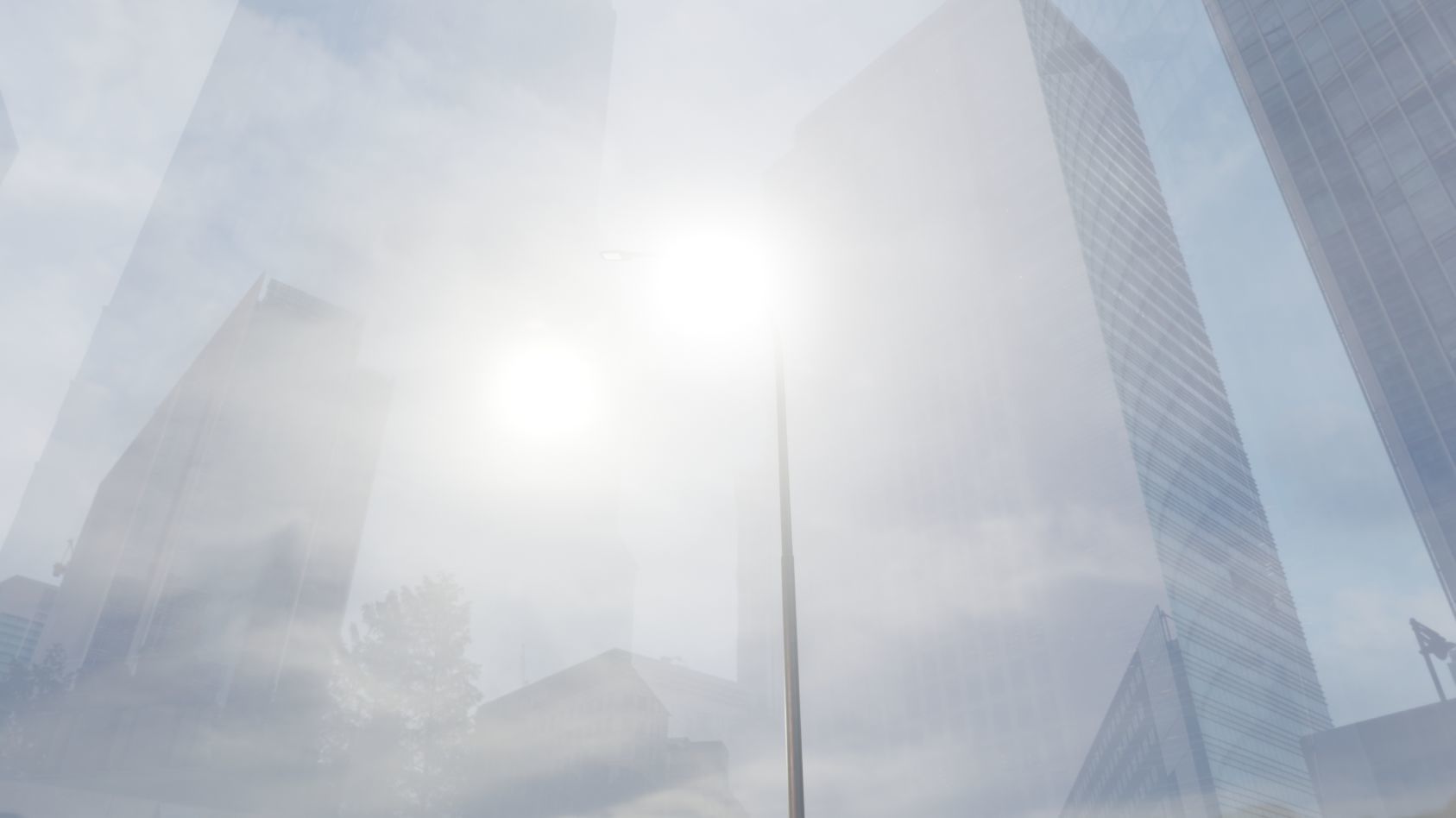 Street Light 12 version 15 10m with pole 1 Low-poly 3D model_89