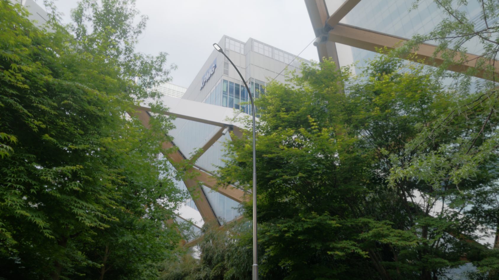 Street Light 12 version 15 10m with pole 1 Low-poly 3D model_17