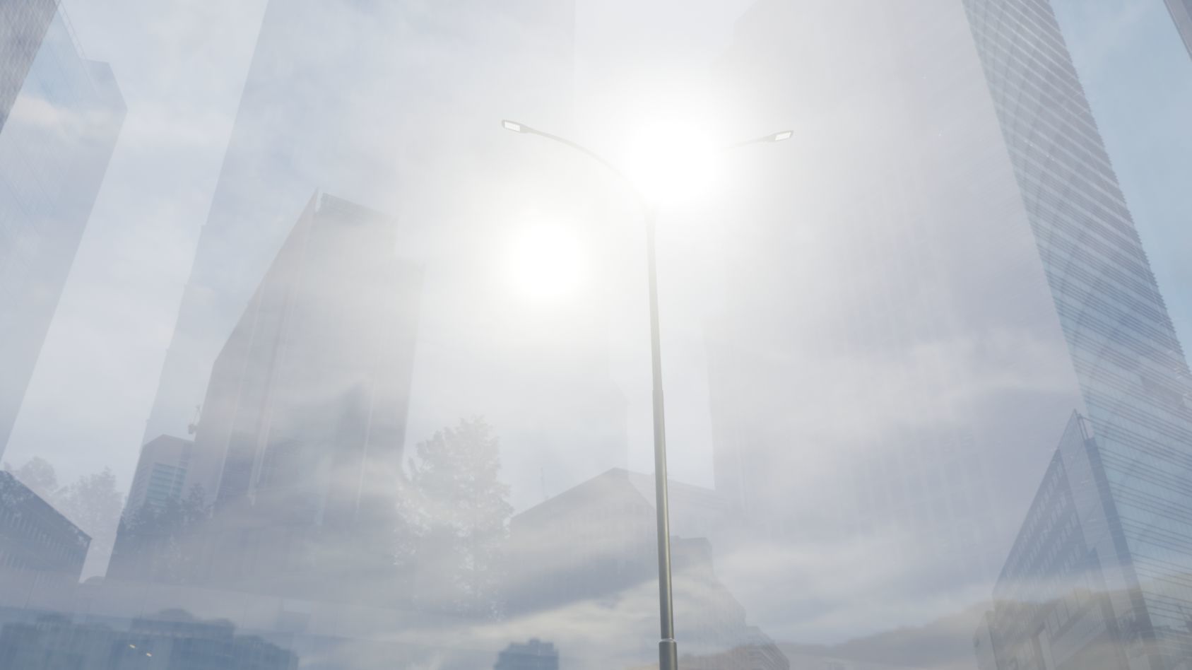 Street Light 12 version 14 10m with pole 4 Low-poly 3D model_39