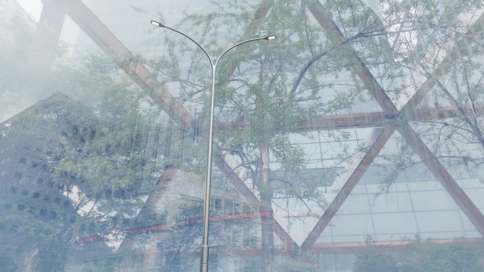 Street Light 12 version 14 10m with pole 4 Low-poly 3D model_23